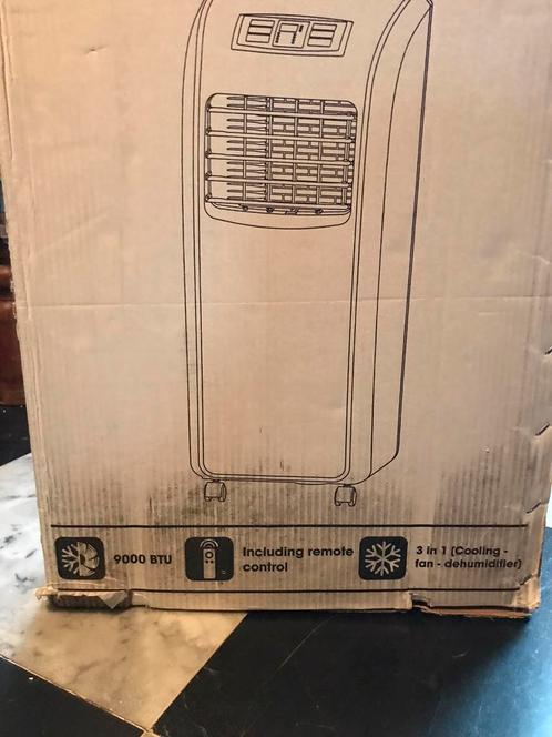 3 in 1 airco 9000 BTU. Nieuw, Electroménager, Climatiseurs, Neuf, Climatiseur mobile, Enlèvement