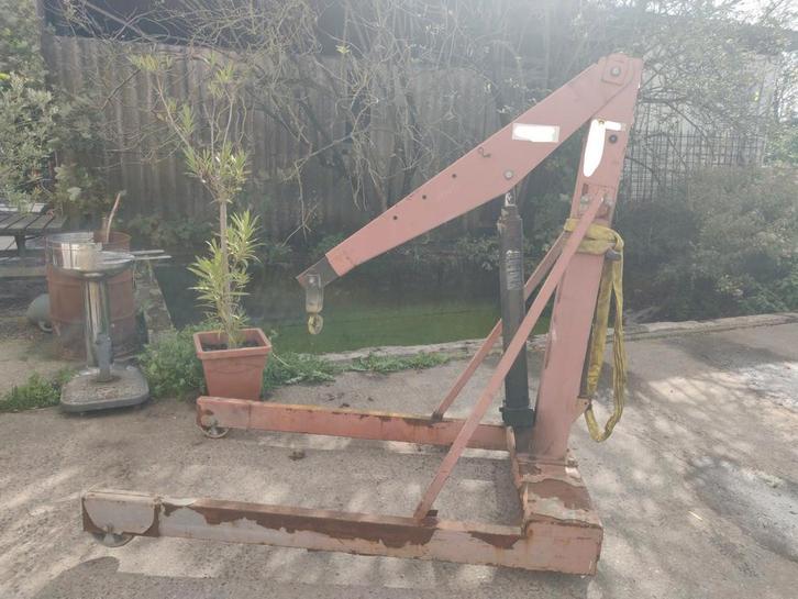Werkplaatskraan 2,5t, Doe-het-zelf en Bouw, Lieren en Takels, Gebruikt, Ophalen