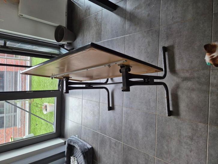 Opvouwbare tuintafel, Tuin en Terras, Tuintafels, Gebruikt, Ophalen
