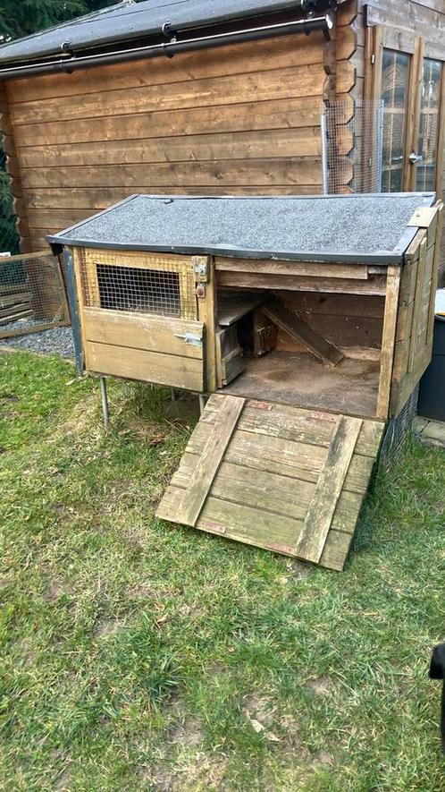 Konijnenhok, Dieren en Toebehoren, Knaagdieren en Konijnen | Hokken en Kooien, Gebruikt, Hok, 90 cm of meer, 110 cm of meer, Konijn