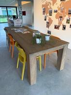 Prananatha Eettafel, Huis en Inrichting, Ophalen, 100 tot 150 cm, Teakhout, 200 cm of meer