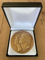 Médaille Koning Albert II & Koningin Paola, Ophalen, Brons