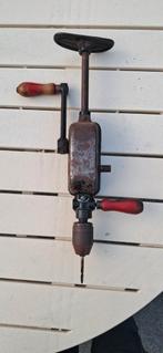 Vintage retro handboormachine in perfect werkende staat!, Antiek en Kunst, Ophalen