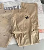G-Star Shortcut Worker Beige lange broek jeans W32 L34 32-34, Maat 52/54 (L), Beige, Ophalen of Verzenden, Zo goed als nieuw