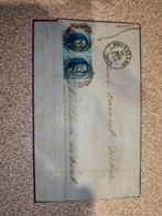 originele brief bank Leopold 1 België zie foto's voor detail, Postzegels en Munten, Postzegels | Europa | België, Ophalen of Verzenden