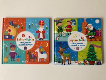 livres "cherche et trouve" St-Nicolas et Noël beschikbaar voor biedingen