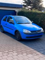 Opel Corsa C 1.0 Benzine, Stof, Blauw, Handgeschakeld, Grijs