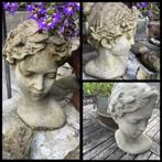 Borstbeeldje Vrouwbuste -hoofd-buste meisje- Brocante, Tuin en Terras, Tuinbeelden, Ophalen of Verzenden, Nieuw, Beton, Mensenbeeld