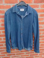 Jeanshemd Hilfiger denim in prima staat, Ophalen of Verzenden, Zo goed als nieuw, Blauw, Halswijdte 38 (S) of kleiner