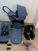 Bugaboo Fox 2- Blue Melange kinderwagen 3-in-1 Complete, Kinderen en Baby's, Ophalen, Zo goed als nieuw