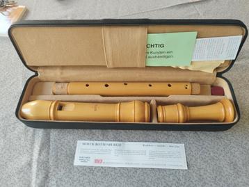 Moeck tenor en sopraan - Zen-on basfluit - etui Moeck beschikbaar voor biedingen