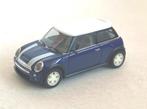 Mini Cooper S blauw Herpa., Hobby en Vrije tijd, Ophalen of Verzenden, Zo goed als nieuw, Auto, Herpa