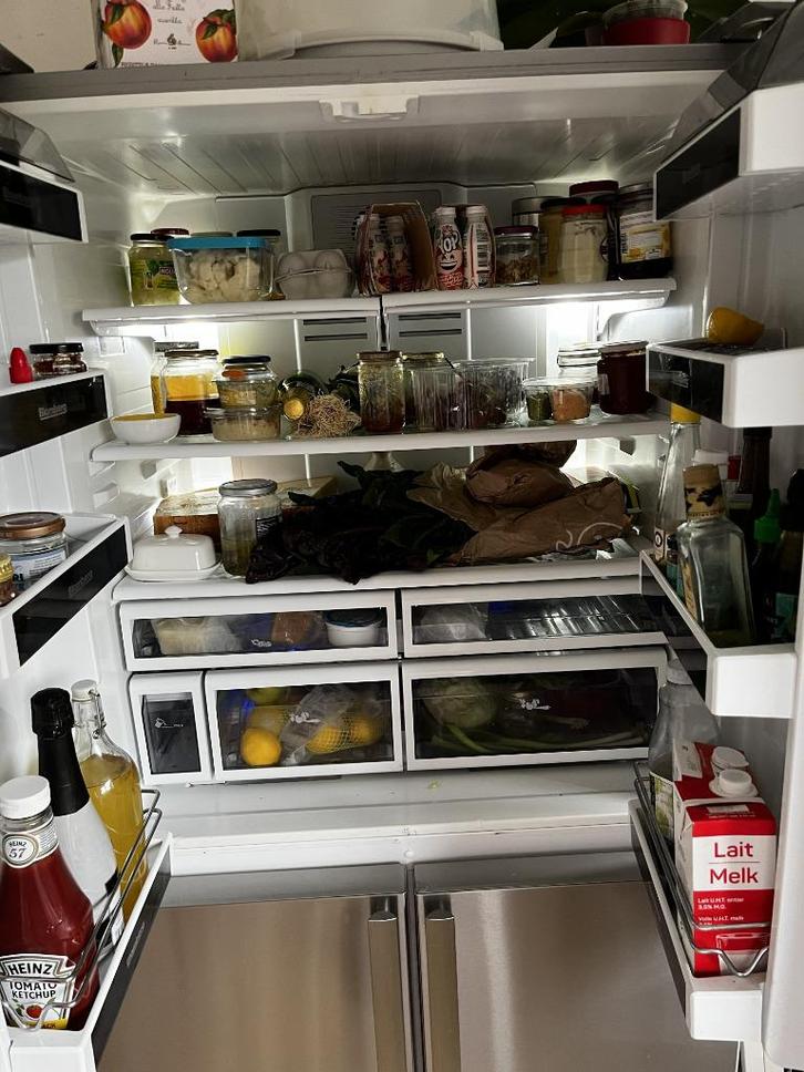 Frigo americain Blomberg, Electroménager, Réfrigérateurs & Frigos, Utilisé, Avec congélateur séparé, 200 litres ou plus, 160 cm ou plus