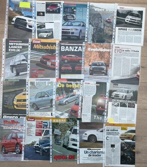 MITSUBISHI LANCER EVO - ARTIKELS, Boeken, Auto's | Folders en Tijdschriften, Mitsubishi, Ophalen of Verzenden