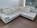Lederen hoeksalon met 5 zitplaatsen, Huis en Inrichting, Ophalen, Gebruikt, Leer, Modern