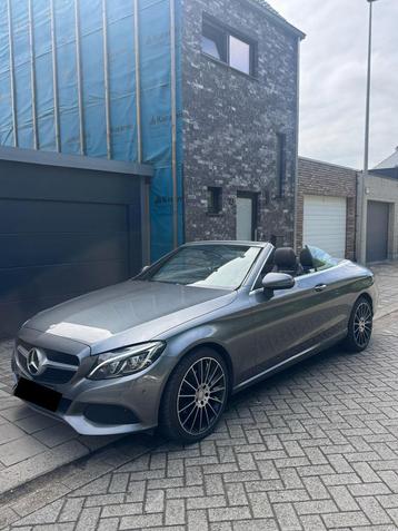 Mercedes C200 | Cabriolet | Burmester | CAM |, Autos, Cuir, Argent ou Gris, Achat, Euro 6