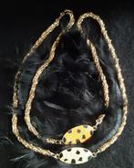 Vintage 1970 CHRISTIAN DIOR lange ketting, Ophalen, Zo goed als nieuw, Overige kleuren, Overige materialen