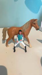 Paard met ruiter (GEEN schleich), Ophalen of Verzenden, Zo goed als nieuw, Paard, Beeldje of Figuurtje