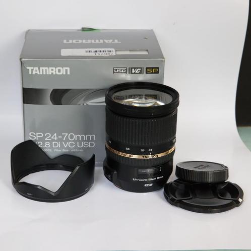 Tamron SP 24-70 mm  F/2.8 Di VC USD  pour Canon EF (A007E), TV, Hi-fi & Vidéo, Photo | Lentilles & Objectifs, Utilisé, Zoom, Enlèvement ou Envoi