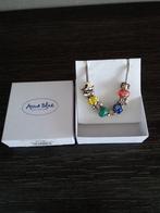 Avoca Blue - zilveren bedelarmband, Handtassen en Accessoires, Overige kleuren, Nieuw, Ophalen of Verzenden, Met bedels of kralen