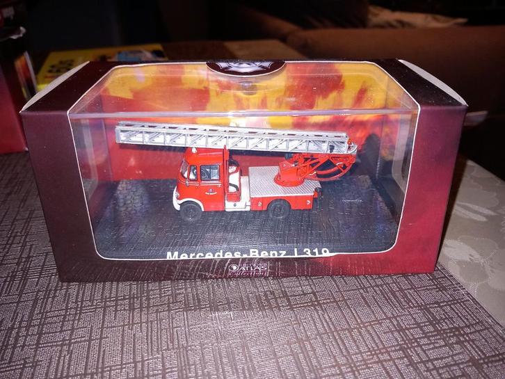Atlas brandweerwagens 1/43, Hobby en Vrije tijd, Modelauto's | 1:43, Zo goed als nieuw, Ophalen