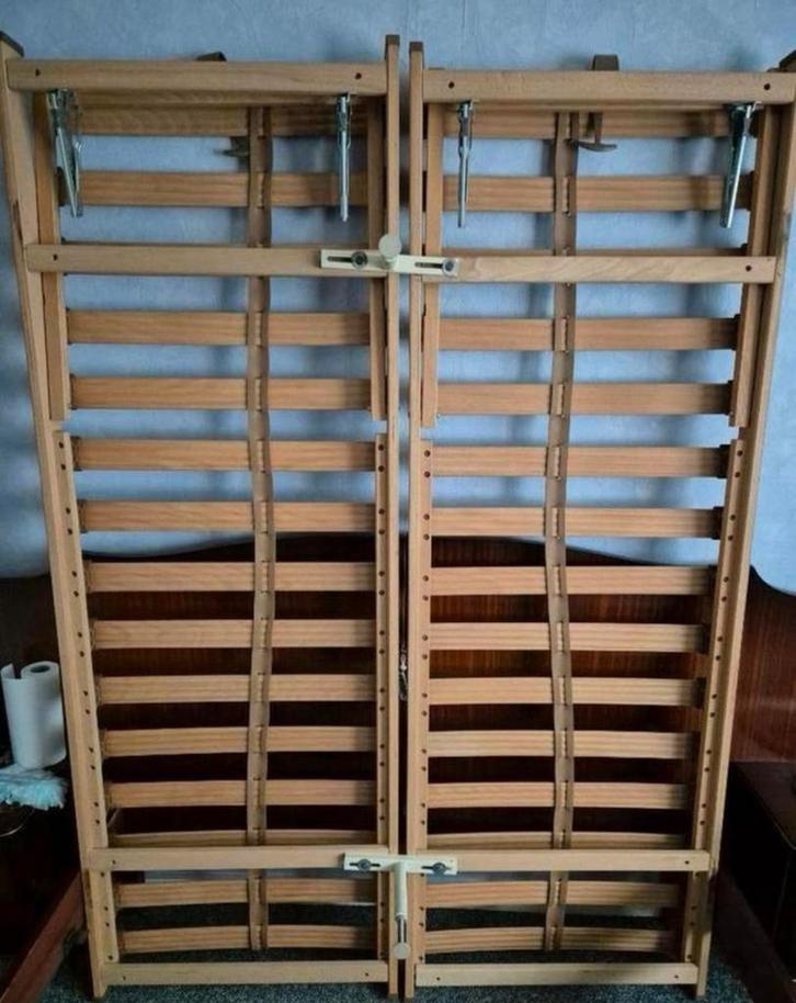 Lattoflex-bed/verwijderbare&verstelbare poten 160 cm/200 cm, Huis en Inrichting, Slaapkamer | Bedden, Zo goed als nieuw, Ophalen