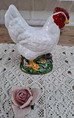 Vintage aardewerk kip/ haan, leuk met PASEN, Diversen, Gebruikt, -, -, Ophalen of Verzenden