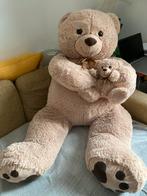 Grote teddybeer met kleintje als nieuw, Ophalen, Zo goed als nieuw