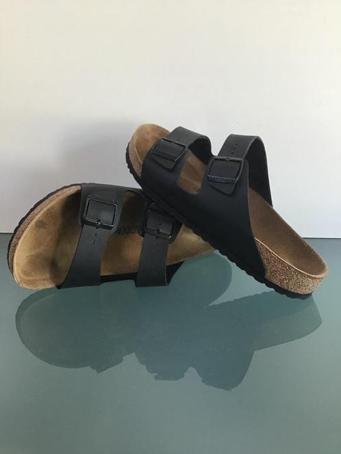 Gratis Verzenden | Birkenstock Nieuwe zwarte slippers 45, Kleding | Heren, Schoenen, Nieuw, Slippers, Zwart, Verzenden