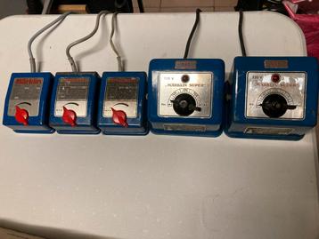 MARKLIN VINTAGE ANTIQUE TRANSFORMERS 5 stuks in een set beschikbaar voor biedingen