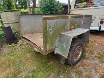 Enkelassige aanhangwagen  beschikbaar voor biedingen