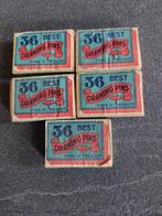 5 doosjes vintage duimspijkers, Ophalen of Verzenden, Gebruikt
