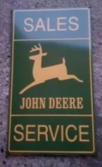 John Deere sales service emaillen garage USA decoratie bord, Verzamelen, Merken en Reclamevoorwerpen, Ophalen of Verzenden, Zo goed als nieuw