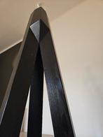 Strakke driepoot staanlamp zwart met voetschakelaar, Huis en Inrichting, Lampen | Vloerlampen, Ophalen, Gebruikt, All-round, 150 tot 200 cm