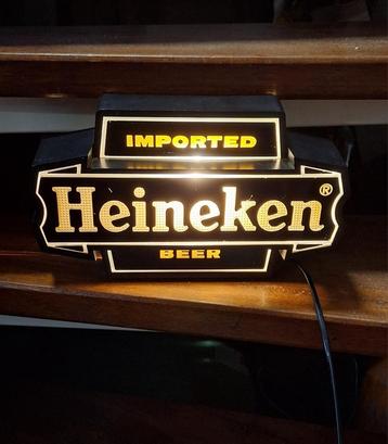 Tof origineel USA lichtbakje van Heineken Imported Beer