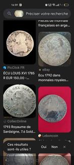 ECU LOUIS XVI ORIGINAL, Enlèvement ou Envoi