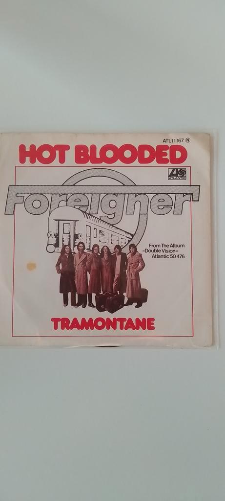 Foreigner - Hot Blooded, Cd's en Dvd's, Vinyl Singles, Zo goed als nieuw, Ophalen of Verzenden