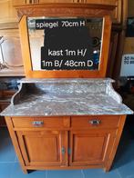 antieke commode met spiegel, Antiek en Kunst, Antiek | Meubels | Kasten, Ophalen