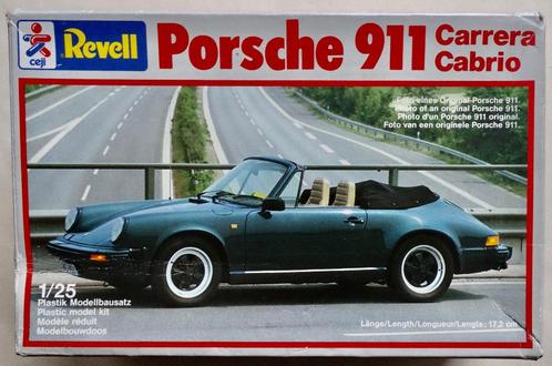 REVELL 1:25 - PORSCHE 911 CARRERA CABRIO, Hobby en Vrije tijd, Modelbouw | Auto's en Voertuigen, Zo goed als nieuw, Auto, Revell