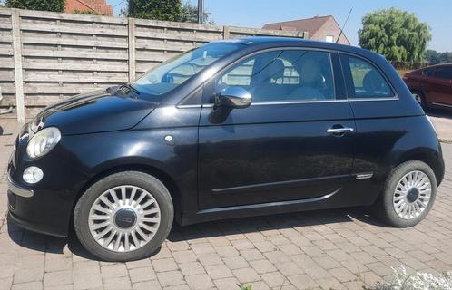 Fiat 500 3c, Auto's, Fiat, Particulier, Centrale vergrendeling, Elektrische ramen, Panoramadak, Radio, Benzine, Euro 5, Zwart