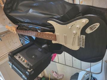 Beginners gitaar met versterker, ongebruikt! beschikbaar voor biedingen
