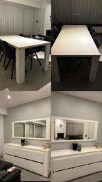 Table a manger avec buffet et miroir, Maison & Meubles, Enlèvement, Utilisé