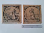 2 oude gravures, Ophalen