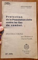 boek: Protection contre les gaz de combat. 1932, Landmacht, Voor 1940, Ophalen, Gelezen