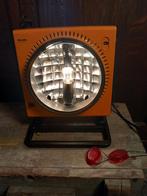 Vintage oranje uv- lamp,  omgebouwd tot tafellamp, Comme neuf, Vintage, Enlèvement ou Envoi, E14 (petit)