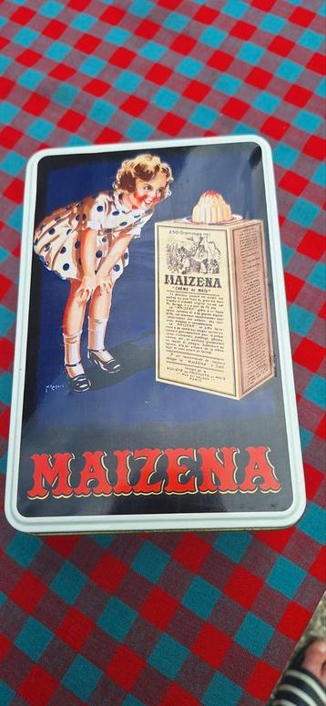Blikken doos Maizena. beschikbaar voor biedingen
