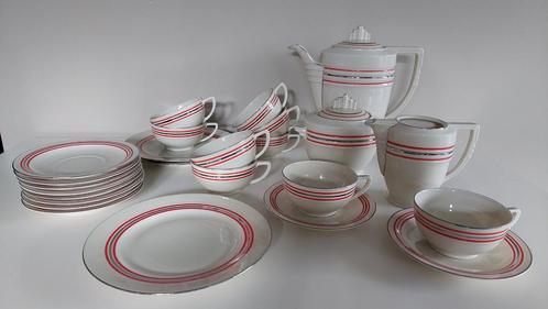 Art Deco servies Gebruder Benedikt - Czecho-Slovakia, Antiquités & Art, Antiquités | Services (vaisselle) pièces, Enlèvement ou Envoi