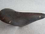 Vintage Ideale 80 Type Record leren zadel racefiets - Bruin, Gebruikt, Racefiets, Ophalen of Verzenden, Ideale