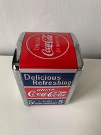 COCA-COLA metalen doos voor papieren servetten, Verzamelen, Blikken, Ophalen of Verzenden, Zo goed als nieuw