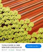 Tuyau cuivre 1x diamètre 22 de 5 m, Enlèvement, Neuf, Autres types